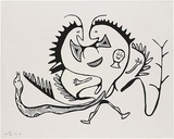 Artist: MAN, John | Title: Kambangen. | Date: c.1975 | Technique: screenprint, printed in black ink, from one stencil