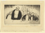 Artist: Nankivell, Frank. | Title: Guest of honour | Date: 1930 | Technique: etching, printed in black ink with plate-tone, from one plate