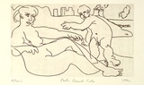 Artist: b'Furlonger, Joe.' | Title: b'Palm Beach suite (no.14)' | Date: 1990 | Technique: b'etching, printed in black ink, from one plate'