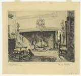 Artist: b'FULLWOOD, A.H.' | Title: b'His ain fireside.' | Date: 1912? | Technique: b'etching, printed in black ink, from one plate'