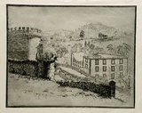 Artist: b'Bull, Norma C.' | Title: b'Port Arthur.' | Date: 1937-38 | Technique: b'etching and aquatint, printed in black ink with plate, from one plate'