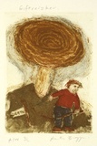 Artist: Bragge, Anita. | Title: Giftreizker | Date: 1999, October | Technique: etching, drypoint and aquatint, printed in colour, from multiple plates