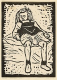 Title: Kathleen, Hawthorn | Date: 1955 | Technique: linocut, printed in black ink, from one block