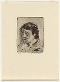 Artist: b'WILLIAMS, Fred' | Title: b'Martin Smith' | Date: 1964-65 | Technique: b'etching, engraving and drypoint, printed in black ink, from one copper plate' | Copyright: b'\xc2\xa9 Fred Williams Estate'
