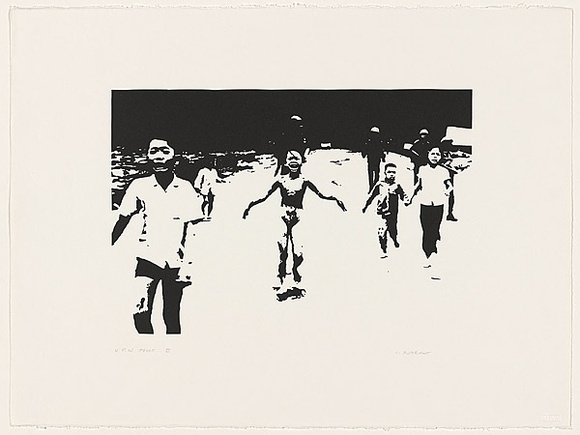 Artist: Durrant, Ivan. | Title: Saigon | Date: 1990 | Technique: screenprint, printed in black ink, from one photo-stencil
