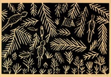 Artist: Petyarre, Pansy. | Title: not titled [No.23] | Date: 1990 | Technique: woodcut, printed in black ink, from one block