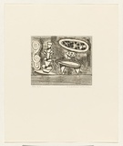 Artist: LEACH-JONES, Alun | Title: The Welsh suite (#5) | Date: October 1991 | Technique: etching, printed in black ink with plate-tone, from one plate | Copyright: Courtesy of the artist