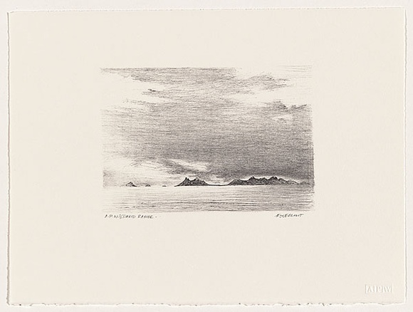 Artist: b'Elliott, Fred W.' | Title: b'David Range' | Date: 1997, February | Technique: b'photo-lithograph, printed in black ink, from one stone' | Copyright: b'By courtesy of the artist'