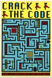 Title: b'Crack the code' | Date: 1986 | Technique: b'screenprint, printed in colour, from four stencils'