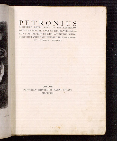 Title: b'Petronius. A revised latin text of the Satyrican.' | Date: 1910