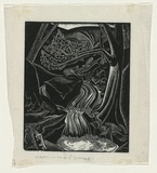 Artist: Rosenstengel, Paula. | Title: Capel-y-ffin Dingle | Date: c.1940 | Technique: wood-engraving, printed in black ink, from one block
