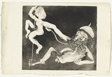 Artist: b'BOYD, Arthur' | Title: b'A woman deserting. Variant of no 15.' | Date: (1970) | Technique: b'etching and aquatint, printed in black ink, from one plate' | Copyright: b'Reproduced with permission of Bundanon Trust'