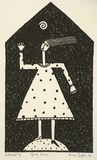 Artist: b'Taylor, Annie.' | Title: b'Spotty dress' | Date: 1991, January | Technique: b'lithograph, printed in black ink, from one stone'