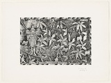 Artist: b'Francis, David.' | Title: b'Tahiti Perle du Pacifique' | Date: 1984 | Technique: b'etching, printed in black ink, from one plate'