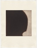 Artist: Wright, Judith. | Title: not titled [curved shape] | Date: 1994 | Technique: aquatint, printed in red and black ink, from two copper plates | Copyright: © Judith Wright