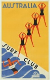 Artist: b'Sellheim, Gert.' | Title: b'Australia surf club.' | Date: c.1936 | Technique: b'lithograph, printed in colour, from multiple stones' | Copyright: b'\xc2\xa9 Nik Sellheim, courtesy Josef Lebovic Gallery'