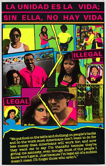 Artist: b'Cullen, Gregor.' | Title: b'Illegal / Legal.' | Date: 1984 | Technique: b'screenprint, printed in colour, from five stencils' | Copyright: b'\xc2\xa9 Michael Callaghan'