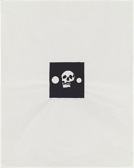 Artist: b'Carchesio, Eugene.' | Title: b'Eternal mystery print [3].' | Date: 1993 | Technique: b'woodcut, printed in black ink, from one block'