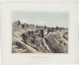 Artist: Cogne, Francois. | Title: The Lal Lal falls. | Date: 1863-64 | Technique: lithograph, printed in colour, from two stones