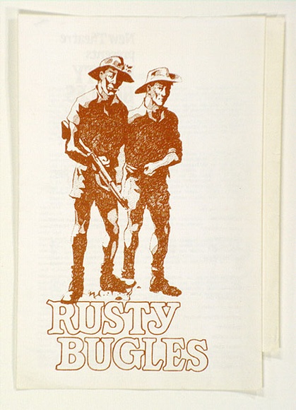 Artist: b'Shaw, Rod.' | Title: b'Rusty bugles' | Date: 1979 | Technique: b'lithograph, printed in black ink, from one stone [or plate]'