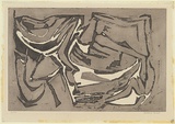 Artist: b'Brash, Barbara.' | Title: b'Etching.' | Date: 1963 | Technique: b'aquatint, deep etch printed in black ink with plate-tone, from one plate'