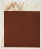 Artist: b'PARR, Mike' | Title: b'Alphabet/Haemorrhage.' | Date: 1992-93 | Technique: b'etching, printed in red ochre ink, from one plate'