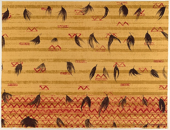 Artist: b'NEAL, Alexis' | Title: b'Ngore Paheke' | Date: 2004 | Technique: b'lithograph, printed in colour, from four plates'