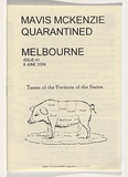 Title: Mavis McKenzie quarantined [issue] 41 | Date: 2009, June