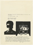 Title: bnot titled [The taste of Australia's educated minority...] | Date: 1980s | Technique: b'screenprint, printed in black ink, from one stencil'