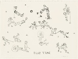 Title: Play time | Date: 1996 | Technique: lithograph, printed in black ink, from one stone [or plate]