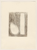 Title: Vase and fruit 2 | Date: 1980 | Technique: drypoint, printed in black ink, from one perspex plate