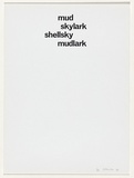 Artist: SELENITSCH, Alex | Title: mudlark | Date: 1969 | Technique: screenprint, printed in black ink,  from one screen
