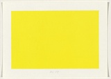 Title: not titled [yellow] | Date: 2004 | Technique: screenprint, printed in acrylic paint, from one stencil
