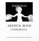 Artist: b'BOYD, Arthur' | Title: b'Lysistrata between the Athenian and Spartan (upper centre portion only).' | Date: (1970) | Technique: b'etching and aquatint, printed in black ink, from one plate'