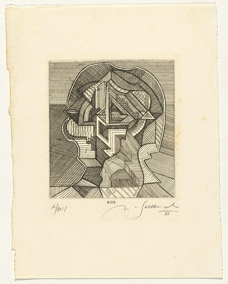 Artist: b'SELLBACH, Udo' | Title: b'not titled' | Date: 1960-80 | Technique: b'etching'