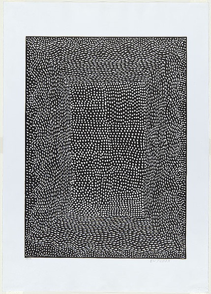 Artist: b'Cherel, Kumanjayi (Butcher).' | Title: b'Manyi' | Date: 1999, June | Technique: b'linocut, printed in black ink, from one block'