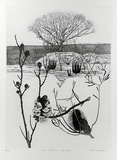 Artist: b'GRIFFITH, Pamela' | Title: b'Fire and rebirth in the bush' | Date: 1989 | Technique: b'hardground-etching and aquatint, printed from one copper plate' | Copyright: b'\xc2\xa9 Pamela Griffith'