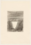 Title: Vase 3 | Date: 1980 | Technique: drypoint, printed in black ink, from one perspex plate