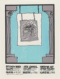 Title: b'Contemporary Australian Art.' | Date: 1986 | Technique: b'screenprint, printed in colour, from three stencils'