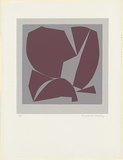 Artist: b'LEACH-JONES, Alun' | Title: b'Voyager 5, brown' | Date: 1978 | Technique: b'screenprint, printed in colour, from multiple stencils' | Copyright: b'Courtesy of the artist'