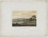 Artist: Chevalier, Nicholas. | Title: Mt. Munda from St Hubert, Yering. | Date: 1865 | Technique: lithograph, printed in colour, from multiple stones; additional hand-colouring