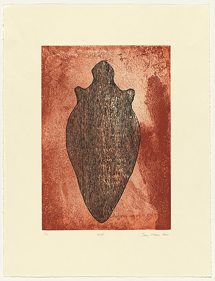 Artist: b'Watson, Judy.' | Title: b'Vessel' | Date: 2000 | Technique: b'etching, printed in colour, from multiple plates'