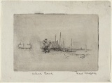 Artist: Moffitt, Ernest. | Title: Albert Park | Date: (1898) | Technique: etching, printed in black ink with plate-tone