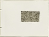 Artist: JACKS, Robert | Title: not titled [abstract linear composition]. [leaf 45 : recto] | Date: 1978 | Technique: etching, printed in black ink, from one plate