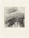 Artist: Tomescu, Aida. | Title: Unu I | Date: 1993 | Technique: drypoint, printed in black ink, from one steel plate | Copyright: © Aida Tomescu. Licensed by VISCOPY, Australia.