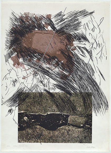 Artist: b'MEYER, Bill' | Title: b'Stoned, untimed gap' | Date: 1981 | Technique: b'screenprint, printed in colour, from nine stencils' | Copyright: b'\xc2\xa9 Bill Meyer'