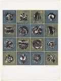 Artist: b'KING, Grahame' | Title: b'Microform II' | Date: 1971 | Technique: b'lithograph, printed in colour, from three stones [or plates]'