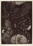 Artist: b'Edwards, Annette.' | Title: b'En passant' | Date: 1985 | Technique: b'etching and aquatint, printed in black ink with plate-tone, from one plate'