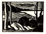 Artist: Perry, Adelaide. | Title: South Coast | Date: 1930 | Technique: linocut, printed in black ink, from one block | Copyright: © Adelaide Perry