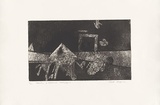 Artist: b'MEYER, Bill' | Title: b'Geometry of nocturnal metaphysics' | Date: 1980 | Technique: b'etching and aquatint, printed in black ink, from one plate' | Copyright: b'\xc2\xa9 Bill Meyer'